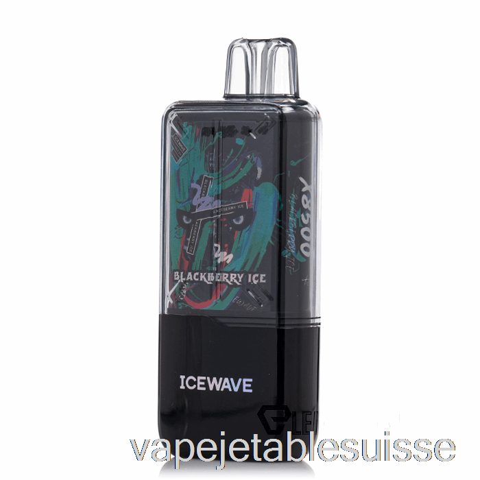 Vape Suisse Icewave X8500 Glace à La Mûre Jetable